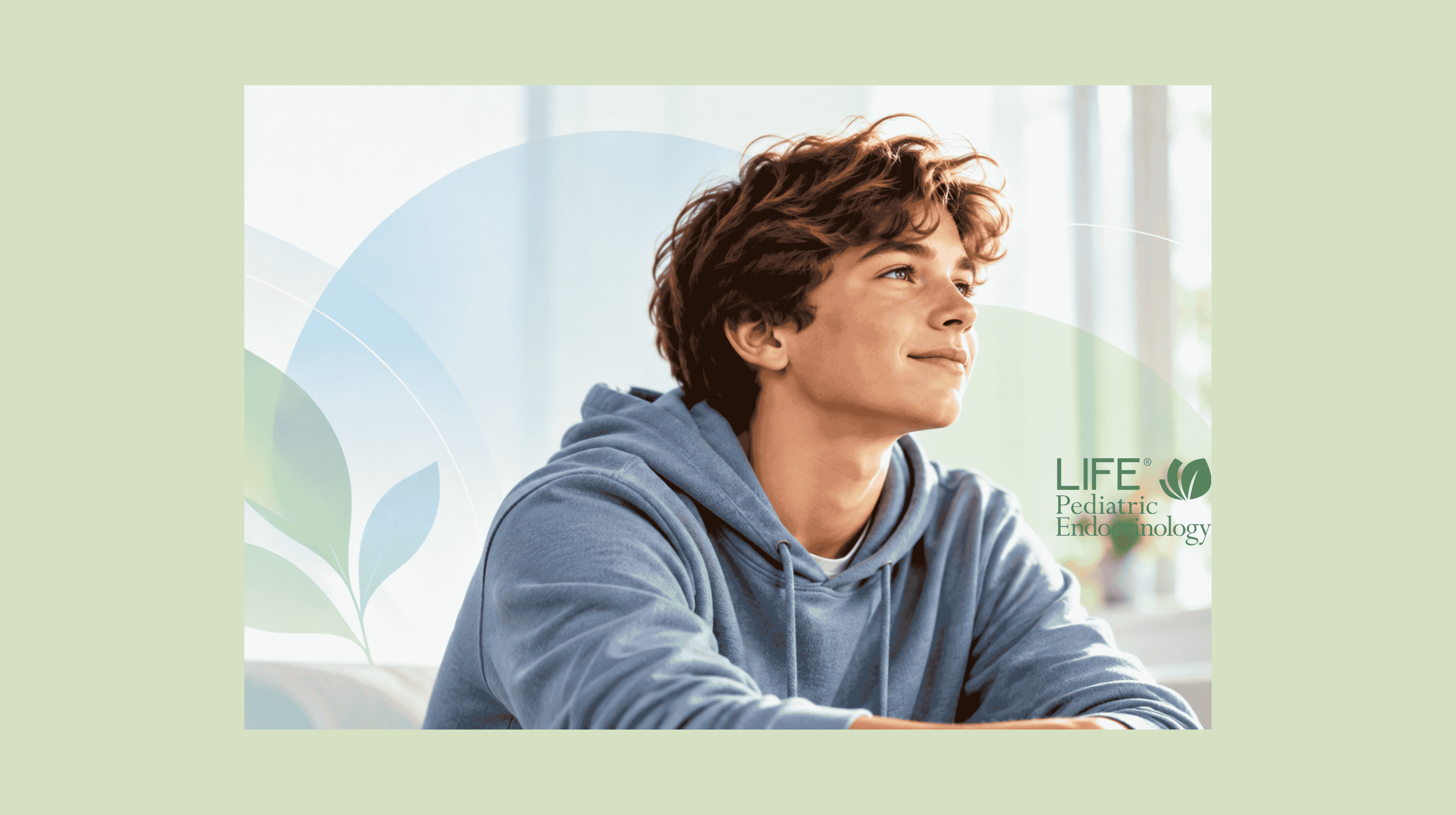 Teenage boy representing delayed puberty and late bloomer development in boys.