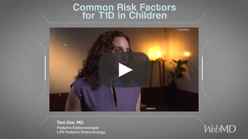 Video Thumbmail for WebMD interview with Dr Kim discussing Type 1 Diabetes Common Risk Factors